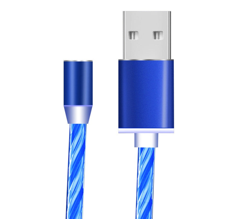 Compatible with Apple, Flowing Light Magnetic Streamer Data Line Cable for Iphone Android Type C Compatible with Apple, Flowing Light Magnetic Streamer Data Line Cable for Iphone Android Type C
